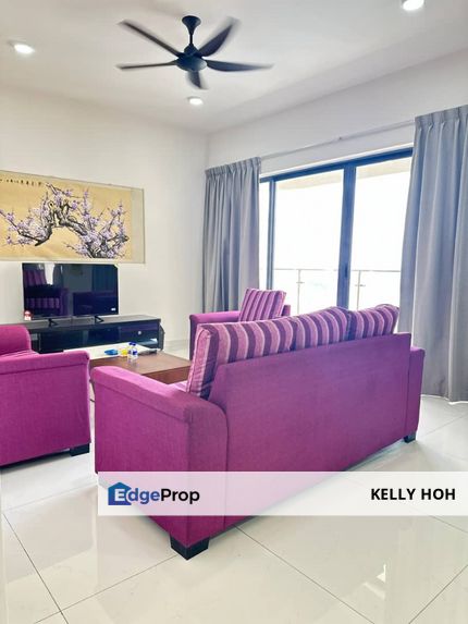Kings Bay Country Garden @ Danga Bay JB Town, 3 Rooms 2 Bath & 3 Balcony, Fully Furnished, For Rent , Johor, Johor Bahru