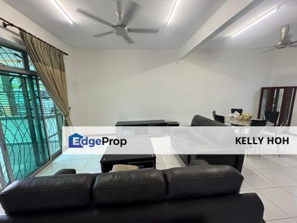 Taman Impian Emas Skudai Johor, Double Storey House, 4 Bedrooms 3 Bathrooms, Fully Furnished, Unblock View, For Rent , Johor, Skudai