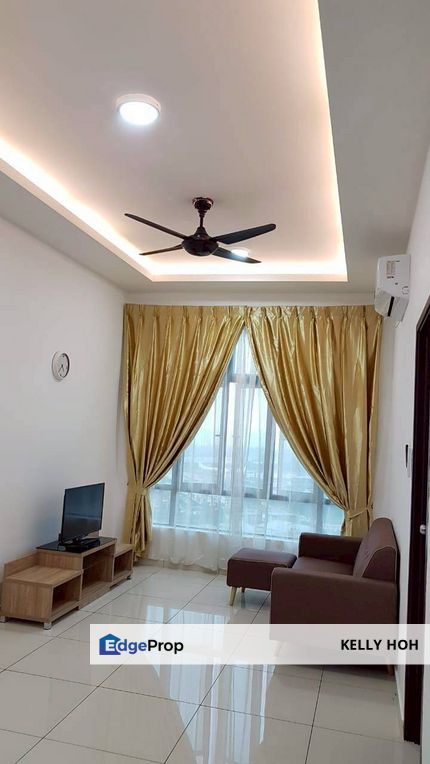 D'Summit Residence @ Tmn Kempas Utama Johor, 2 Rooms 2 Bath, Fully Furnished, For Rent , Johor, Johor Bahru