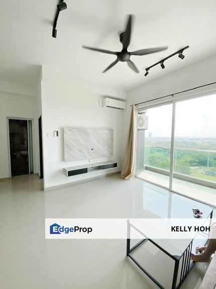 D'Carlton Seaview Residences @ Megah Ria Masai Johor, Brand new unit, 3 Rooms 2 Bath, Corner Lot Unit, Fully Furnished, For Rent , Johor, Masai