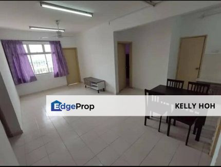Villa Krystal Apartment @ Bandar Selesa Jaya Skudai Johor, 3+1 Bedrooms 2 Bathrooms, Partial Furnished, For Rent , Johor, Skudai