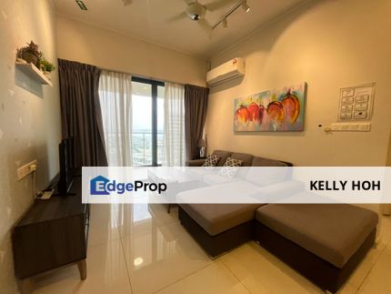 Country Garden Amberside @ Danga Bay JB Town, 2 Bedrooms 2 Bathrooms, Fully Furnished, For Rent , Johor, Johor Bahru