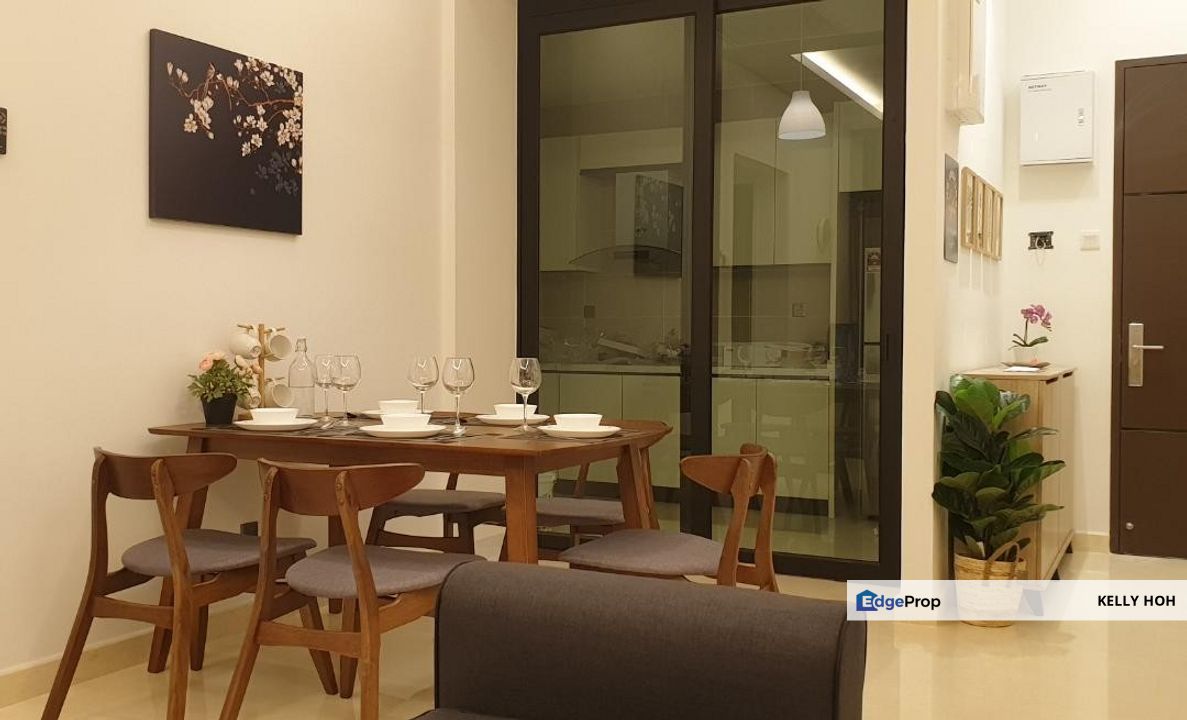 Tri Tower Residence @ Kim Teng Park Johor. 2 Bedrooms 2 Bathrooms, Fully Furnished, For Rent , Johor, Johor Bahru