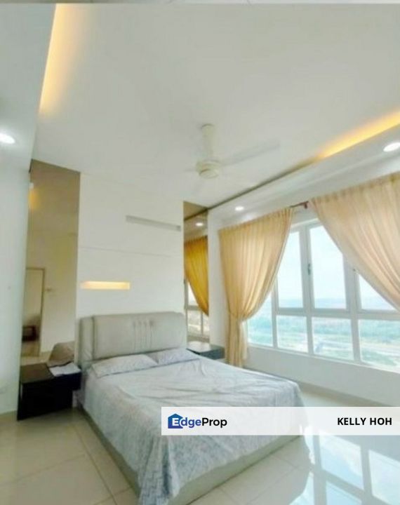 Tropez Residence @ Tropicana Danga Bay JB Town, 1+1 Bedrooms 1 Bathroom, Fully Furnished, For Rent , Johor, Johor Bahru