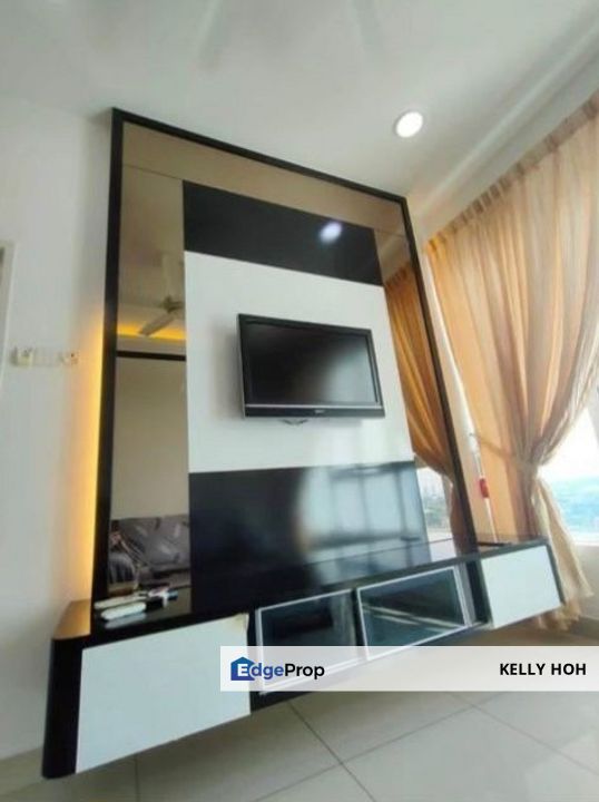Tropez Residence @ Tropicana Danga Bay JB Town, 1+1 Bedrooms 1 Bathroom, Fully Furnished, For Rent , Johor, Johor Bahru