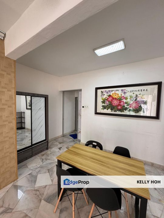 Taman Tan Sri Yaacob, Skudai Johor, Double Storey Medium Cost House, 3 Bedrooms 2 Bathrooms, Fully Furnished, For Rent , Johor, Skudai