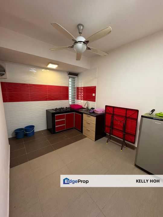 Taman Tan Sri Yaacob, Skudai Johor, Double Storey Medium Cost House, 3 Bedrooms 2 Bathrooms, Fully Furnished, For Rent , Johor, Skudai