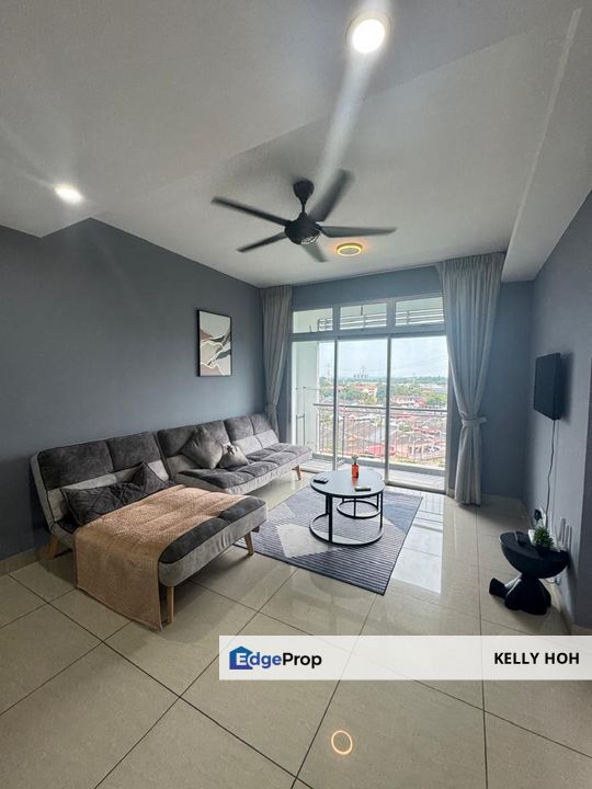 EastBay Luxury Apartment, Megah Ria Masai Johor, 3+1 Bedrooms 2 Bathrooms, Fully Furnished, For Rent , Johor, Masai