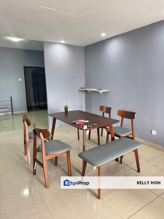 EastBay Luxury Apartment, Megah Ria Masai Johor, 3+1 Bedrooms 2 Bathrooms, Fully Furnished, For Rent , Johor, Masai