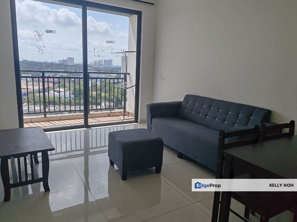 Central Park Phase 1 Country Garden @ Damansara Tampoi Johor, 1+1 Bedrooms 1 Bathroom, Fully Furnished, For Rent , Johor, Johor Bahru