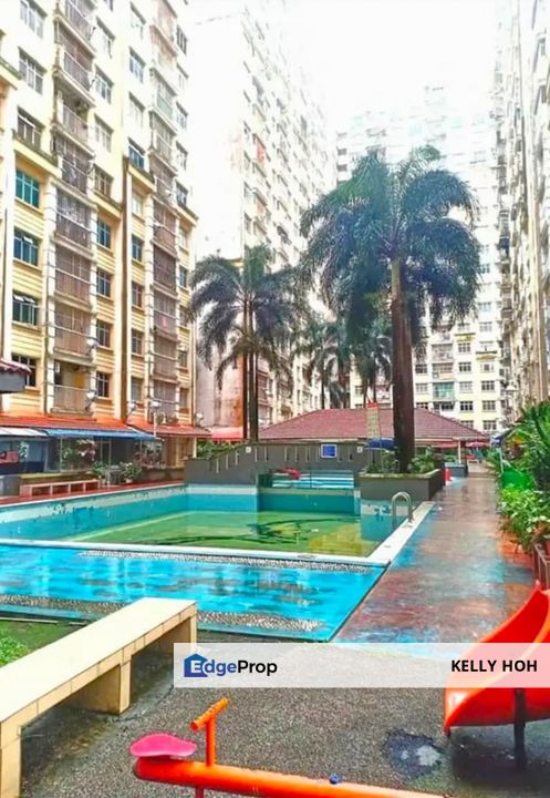 Villa Krystal Apartment @ Bandar Selesa Jaya Skudai Johor, 3+1 Bedrooms 2 Bathrooms, Ground Floor, with Balcony, Fully Furnished, For Rent , Johor, Skudai