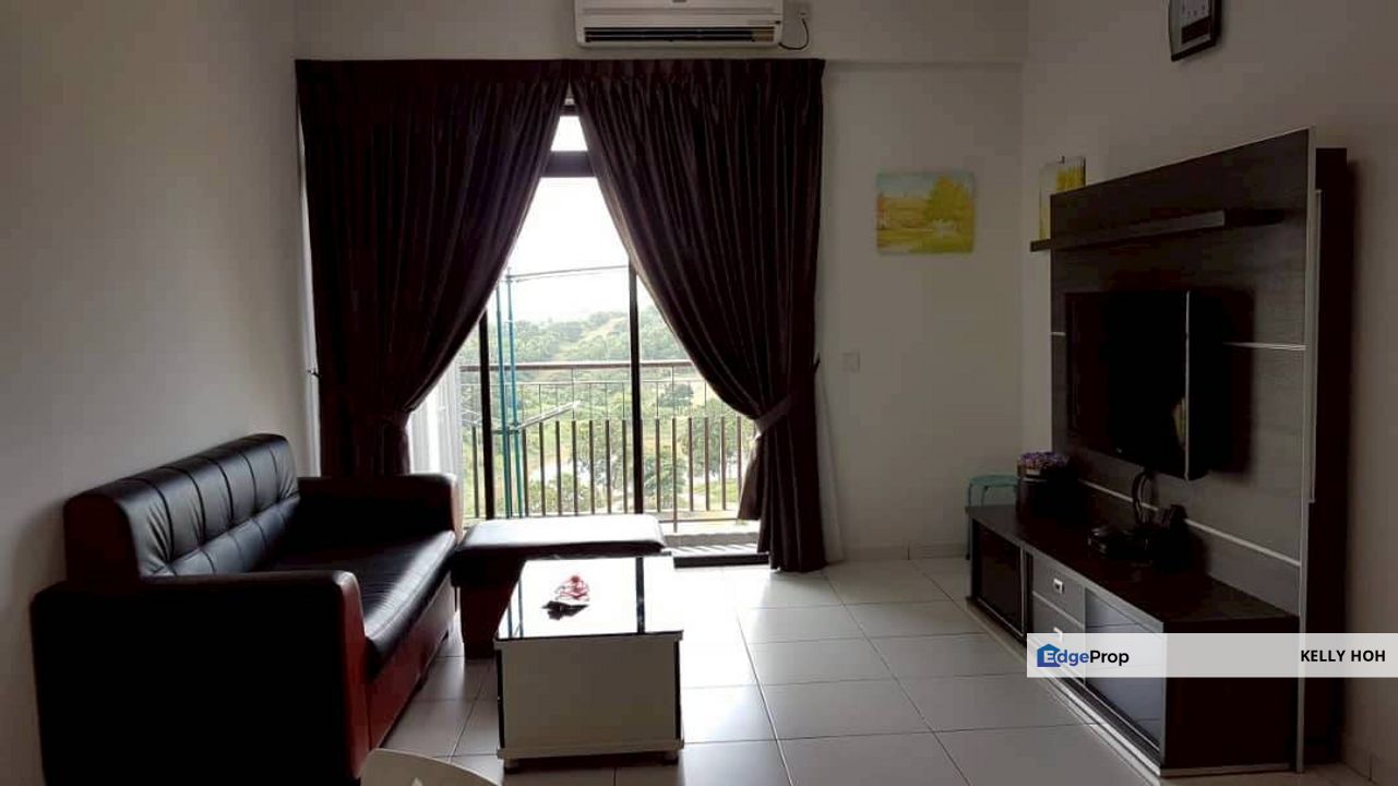 Sky Oasis Apartment @ Taman Setia Indah Johor, 1+1 Bedroom 1 Bathroom, Fully Furnished, For Rent , Johor, Johor Bahru