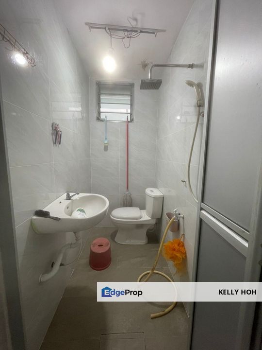 Taman Ungku Tun Aminah Skudai Johor, 2-Storey Low Cost House, 2 Bedrooms 1 Bathroom, Partial Furnished, For Rent , Johor, Skudai