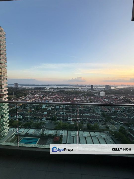 D'Carlton Seaview Residences @ Megah Ria Masai Johor, 2 Bedrooms 2 Bathrooms, Fully Furnished, For Rent , Johor, Masai