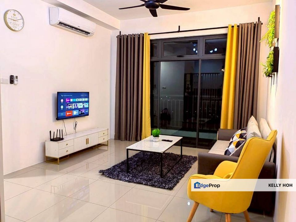 8SCAPE Residence @ Taman Sutera Perling Johor, 2 Bedrooms 2 Bathrooms, Fully Furnished, For Rent , Johor, Johor Bahru