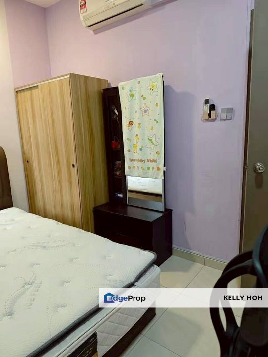 Bayu Angkasa Apartment @ Gelang Patah Johor, 3 Bedrooms 2 Bathrooms, Fully Furnished 95% (Without TV only) For Rent , Johor, Gelang Patah