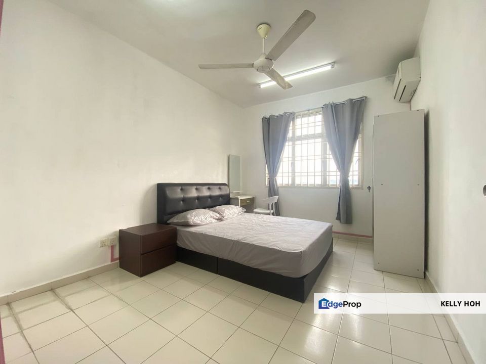 Villa Krystal Apartment @ Bandar Selesa Jaya Skudai Johor, 3+1 Bedrooms 2 Bathrooms, Fully Furnished, For Rent , Johor, Skudai