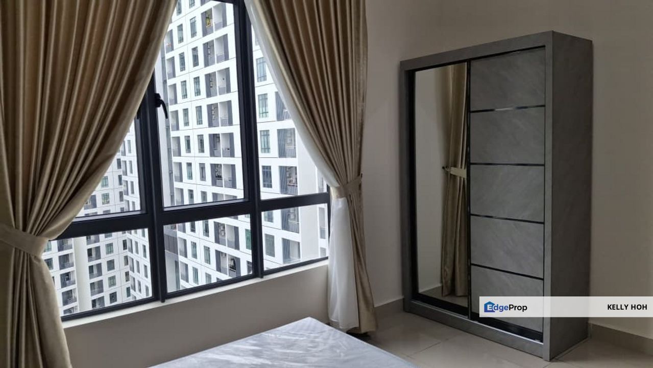 KSL Residence 2 @ Kangkar Tebrau Pandan, 3 Bedrooms 2 Bathrooms, Fully Furnished, For Rent , Johor, Johor Bahru