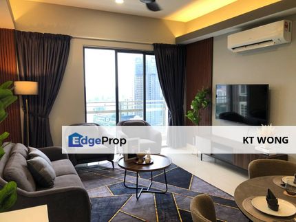 Fully Furnished with ID Design. New Serviced Residence at KL Sentral. Walking Distance to KL Sentral Transportation Hub., Kuala Lumpur, KL Sentral