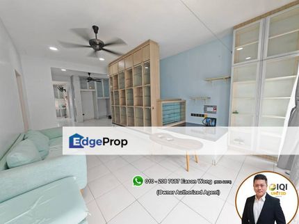 Fully Renovated, Partly Furnished, Gated Guarded, 1st Floor Townhouse, Selangor, Bandar Sungai Long