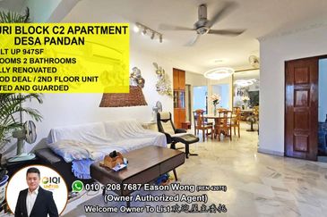 Walk up Baiduri Block C2 Apartmen 2nd Floor, Renovated, Good Condition