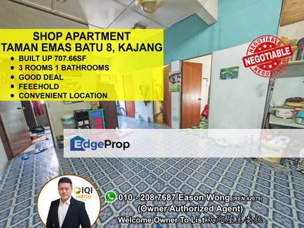 Freehold, Good Deal, Convenient Location, Below Market Price, Selangor, Cheras