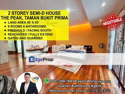 2 Storey semi'D, Freehold, Fully Extend, Renovated, Good Condition, Selangor, Batu 9th Cheras