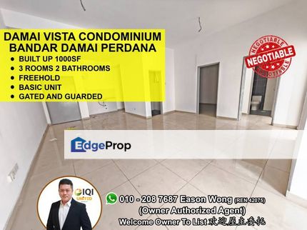 Brand new unit, Good deal, 1000sf, Convenient location, Selangor, Bandar Damai Perdana