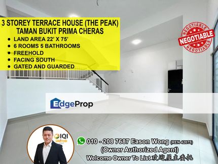 Freehold, Fully Renovated, Facing South, Gated Guarded, Selangor, Batu 9th Cheras