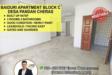 Walk up Desa Baiduri Block C Newly Paint, Good Location