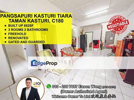 Freehold. Good Deal, Well Kept, Next to C180, Convenient Location, Selangor, Cheras