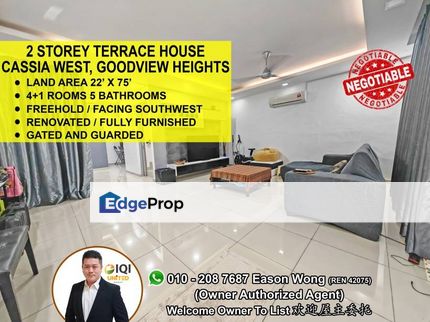 End Lot, Fully furnished, Freehold, Good Deal, Gated and Guarded, Renovated, Selangor, Kajang