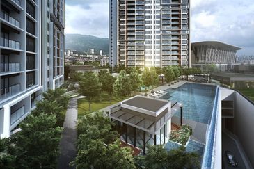 Jalan Ampang LRT Condo, Rm 230k, free furnished, 0dp, full loan