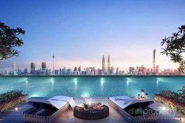 Jalan Ampang LRT Condo, walk to LRT & mall, studio & duplex