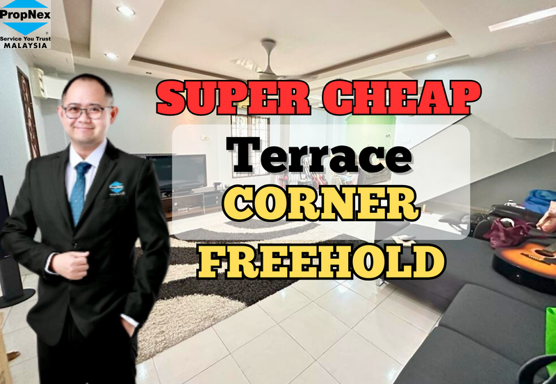 SUPER CHEAP CORNER TERRACE FOR SALE @ SUNGAI LONG