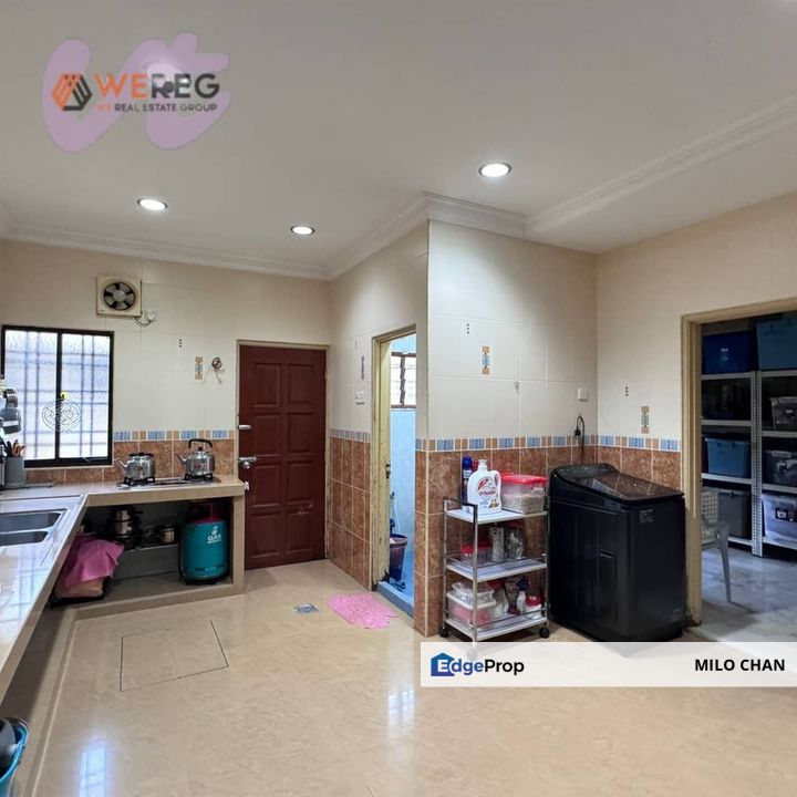 Fully Extended & renovation double storey Taman Meru Jaya house for sale, Selangor, Klang
