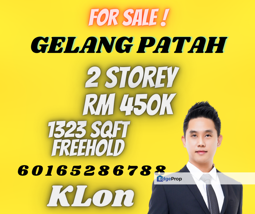 2 Storey End Lot with land @ Gelang Patah for Sale @RM450,000 By LER ...