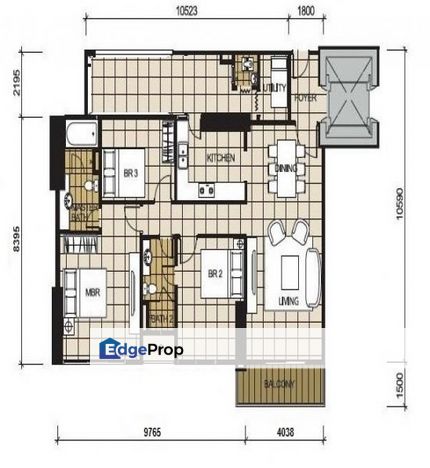 #1593Sqft #3Rooms Ksl D'esplanade Block A For Sale, Johor, Johor Bahru