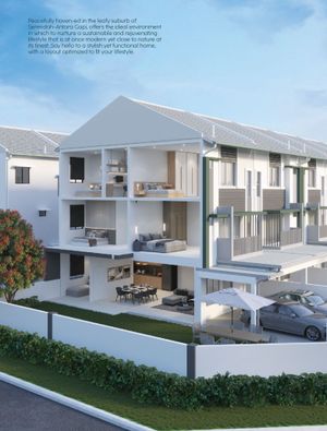 CLEO 3 Storey Terrace House Luxury Phase with 1 Acre Modern ...