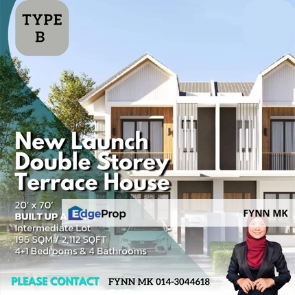 DATO ONN RUMAH BARU TERES 2 TINGKAT UNTUK DIJUAL !, Johor, Johor Bahru