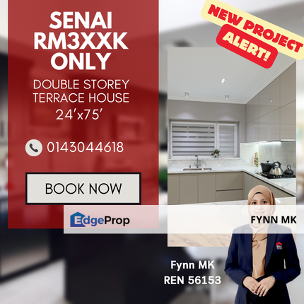 SENAI RM3XXK NEW 2-STOREY FOR SALE, Johor, Senai
