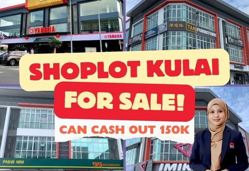 SHOPLOT KULAI FOR SALE ! CAN CASH OUT❗️