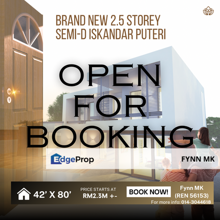 2.5-STOREY SEMI D BRAND NEW IN ISKANDAR PUTERI, Johor, Nusajaya