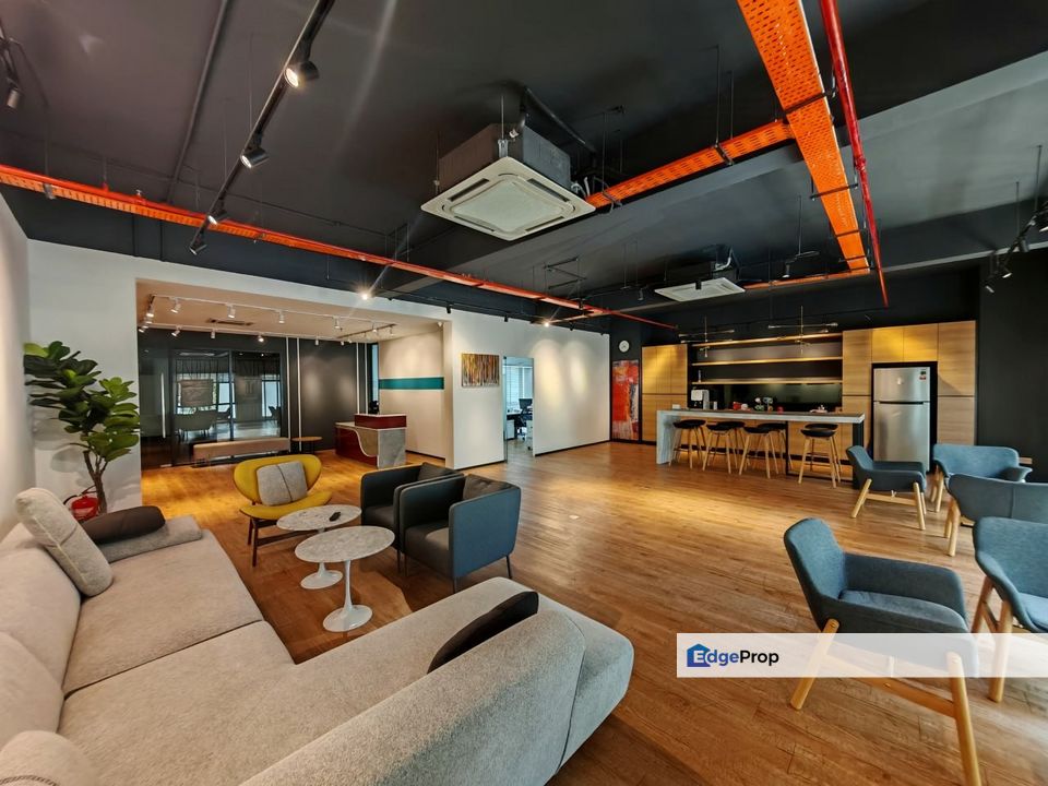 Indah Walk Office (Level 2)  Wisma SP Setia, Bukit Indah - Renovated with partitions and stylish furnish, Johor, Bukit Indah