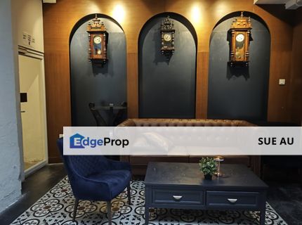 Renovated 3-Storey Pre-war Heritage House With 2 Entrances at Lebuh Victoria and Lebuh Pantai For Sales, Penang, Georgetown