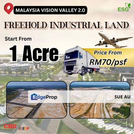 Industrial Land @ Prime Investment Location | Malaysia Vision Valley Seremban , Negeri Sembilan, Labu