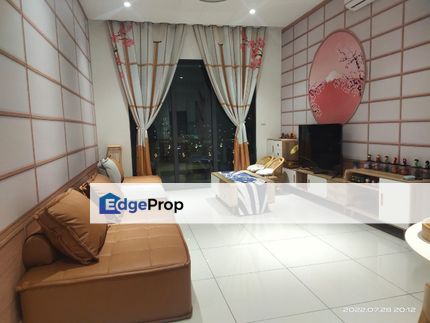 Fully furnished Unio residence for rent lrt view high floor, Kuala Lumpur, Kepong