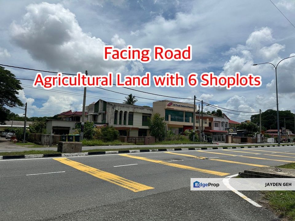 Facing Road Agricultural Land with 6 Shoplots Tanjung Bendahara Alor Setar For Sale , Kedah, Alor Setar