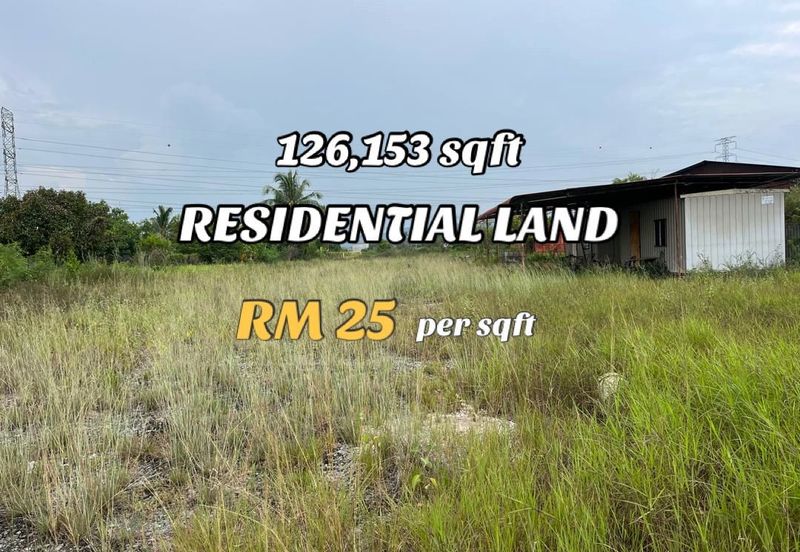 RM25/sqft Facing Main Road Residential Land Arau Perlis For Sale