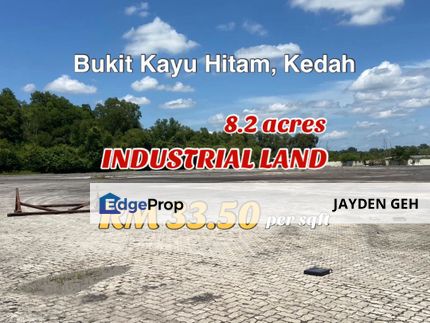 Vacant Industrial Land with Office Building Bukit Kayu Hitam Kedah For Sale, Kedah, Bukit Kayu Hitam